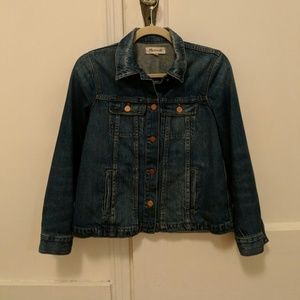 Madewell crop jean jacket